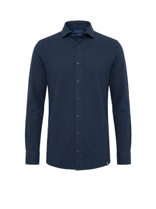 Camicia collo francese blu di prussia Drumohr | DTL609791 PRUSSIAN BLUE